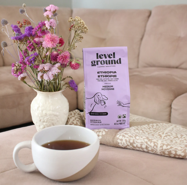 level ground ethiopia ground coffee