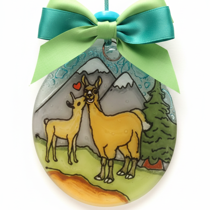Recycled Glass Ornament