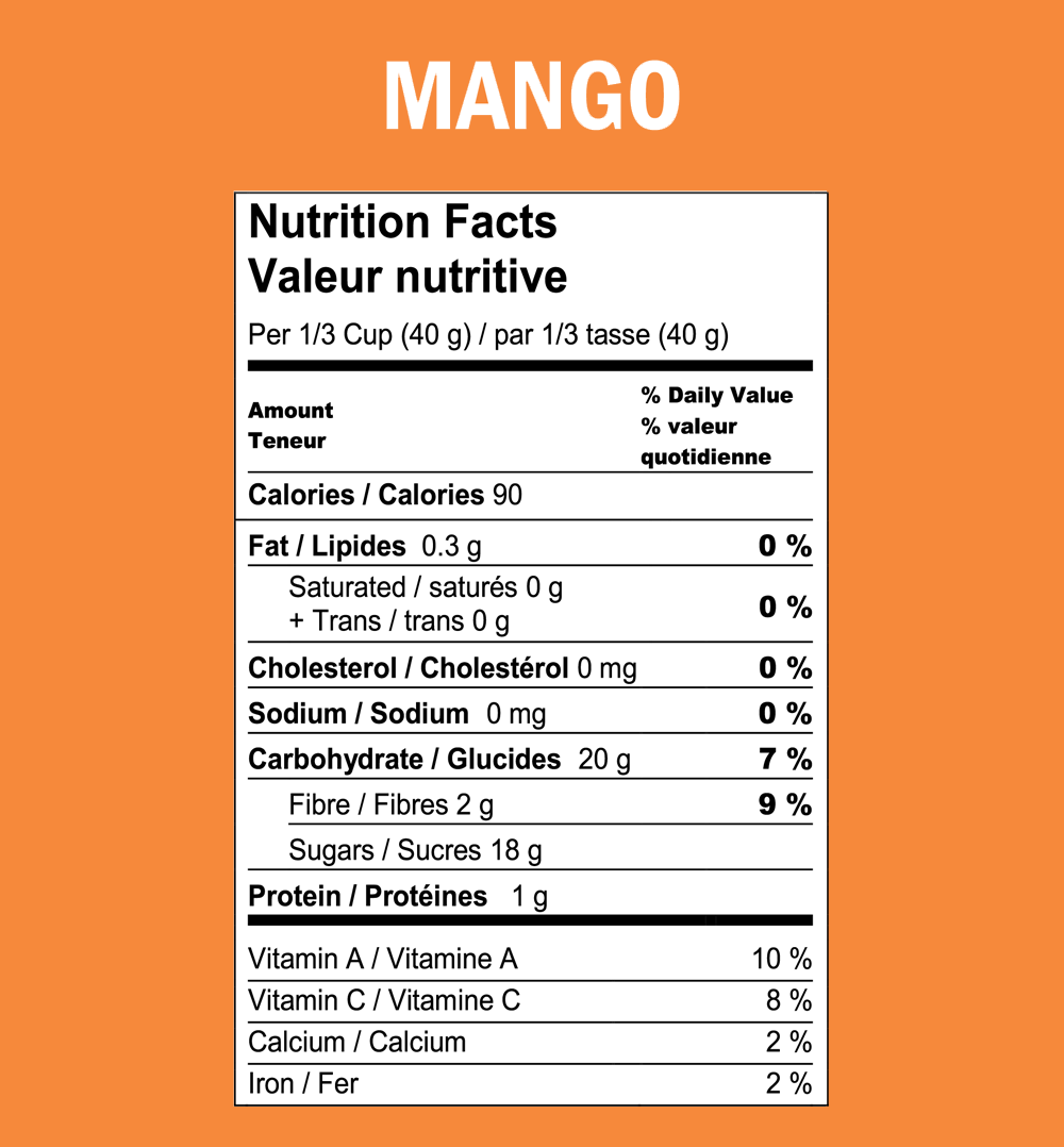 Mango Premium Organic Dried