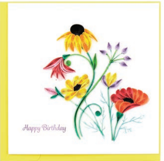 Wildflower Birthday Blooms Card