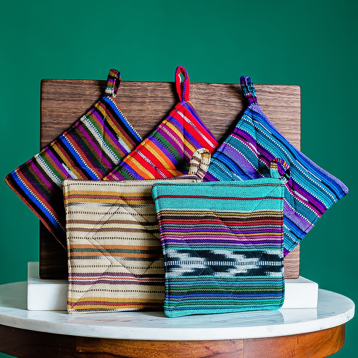 Colourful Woven Potholder