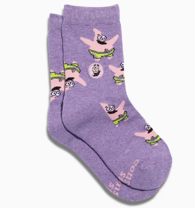 Kids Patrick Socks That Protect Oceans