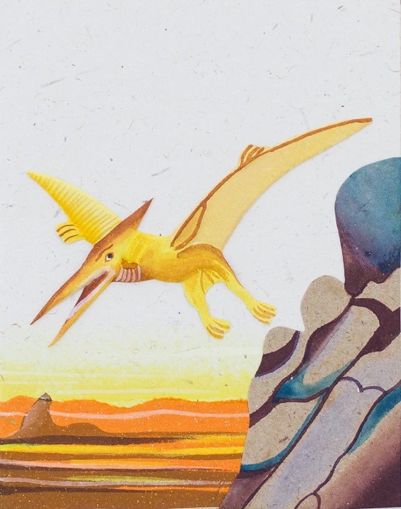 Pterodactyl Greeting Card