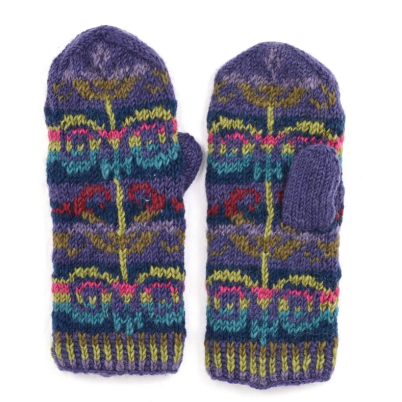 Natalia Mittens Amethyst
