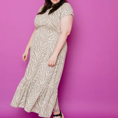 randi plus size midi dress