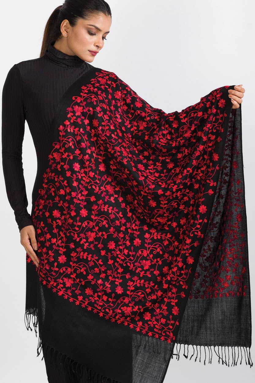 Rani Embroidered Shawl