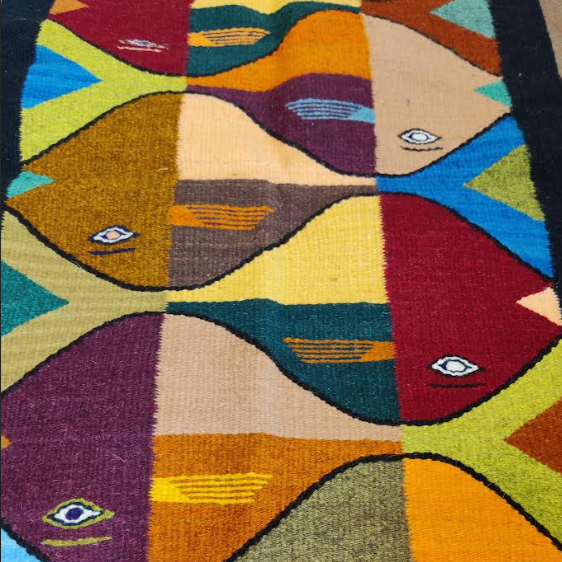 Zapotec Fishes Union Of Soul Rug