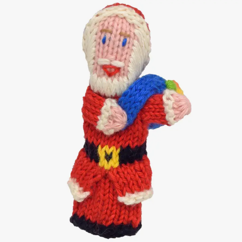 Finger Puppet Santa