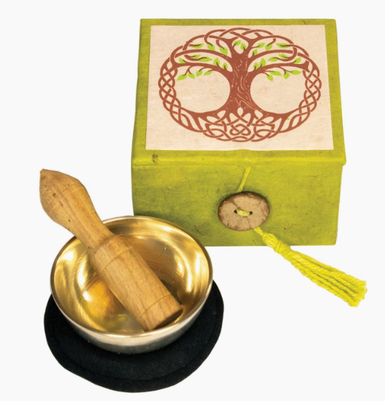 Tree of Life Meditation Gift Set with 2" Bowl