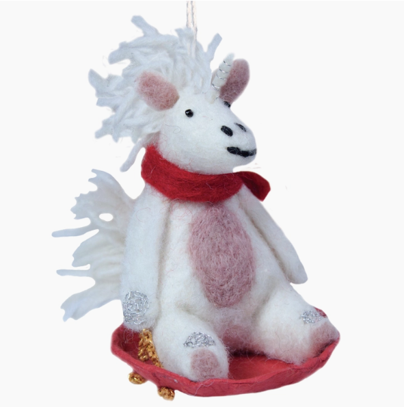 Bjorn Unicorn Ornament