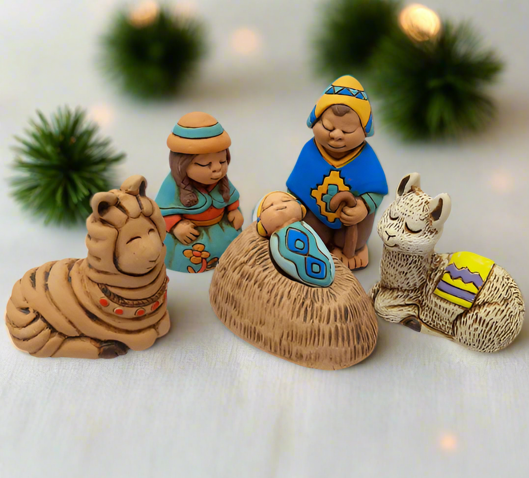 Andean Small Nativity - 6 piece