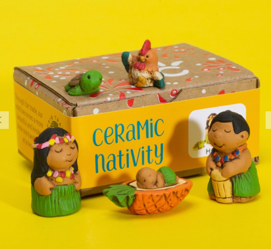 Hawaiian Petite Nativity - 6 piece