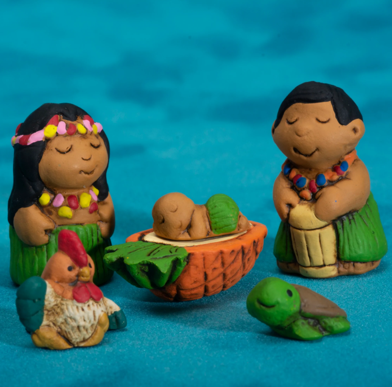 Hawaiian Petite Nativity - 6 piece