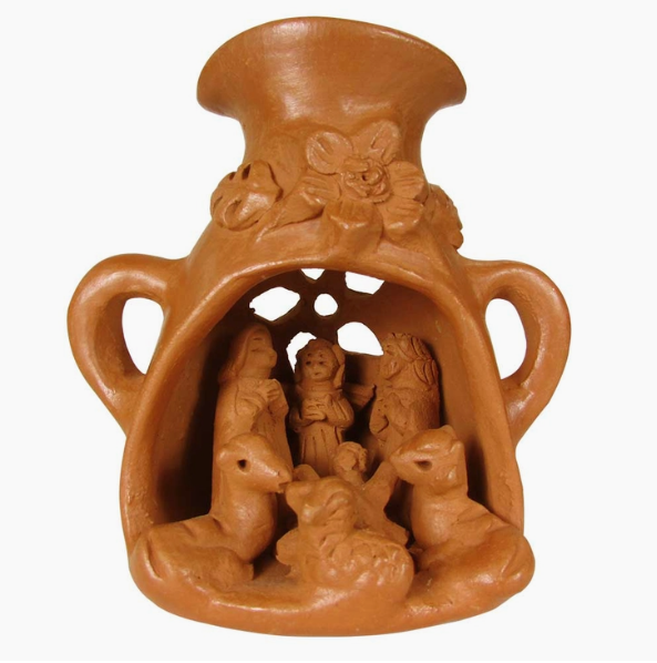 Terracotta Vessel Nativity Set