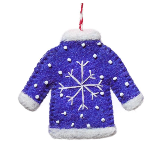 Snowflake Sweater Ornament