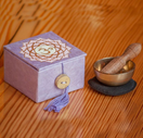 Switch Crown Chakra Meditation Gift Set with 2&quot; Singing Bowl 2 image