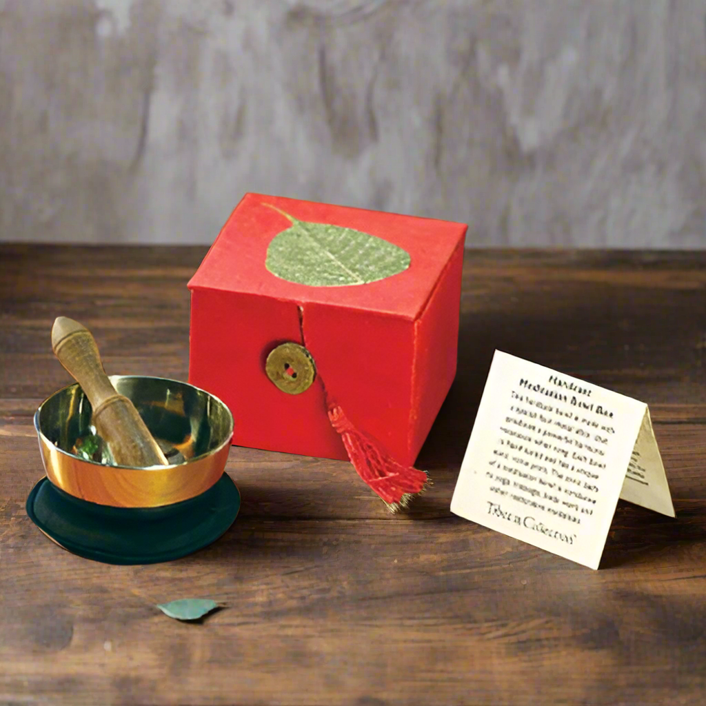 Bodhi Meditation Gift Set with 2" Singing Bowl