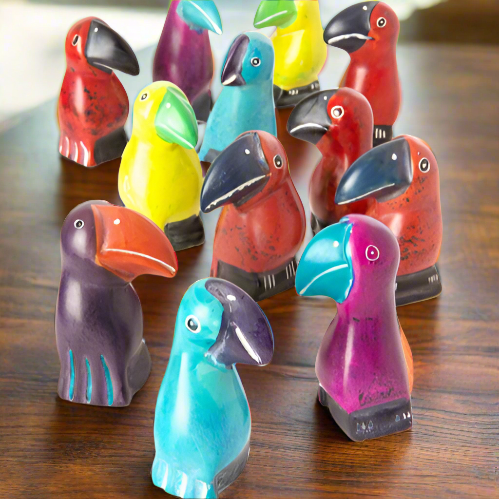 Colourful Soapstone Toucan (Assorted)