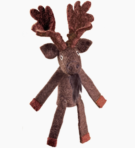 Finger Puppet Moose Wild Woolie