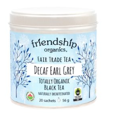 Organic Decaf Earl Grey Friendship Tea Tin