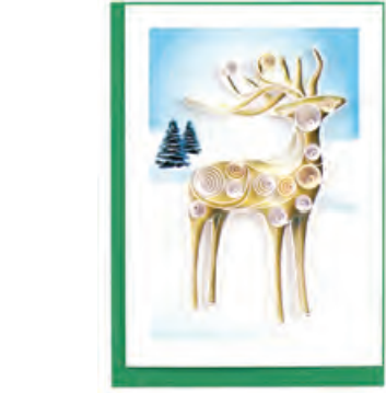 Gift Enclosure Card Reindeer