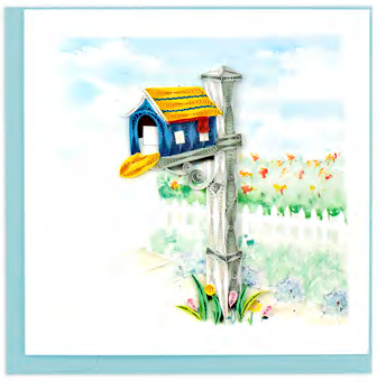 Happy Mailbox Quilled Paper Card