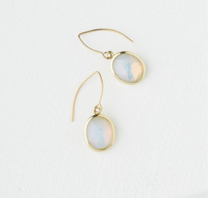 Seaside Dreams in Iridescent Cloud Earrings