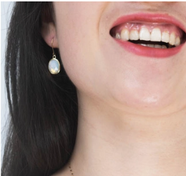 Seaside Dreams in Iridescent Cloud Earrings
