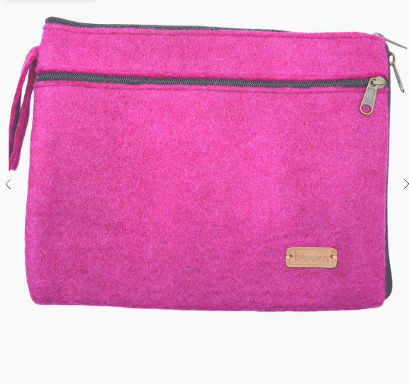 Felt Tablet Case Pink 12"x9.5"