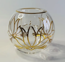 Switch Golden Lotus Handblown Glass Candle Holder 2 image