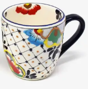 Encantada Mug Dots & Flowers