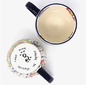Encantada Mug Dots & Flowers