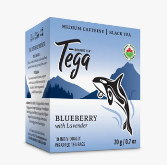 Organic Blueberry Lavender Black Tea 10ct