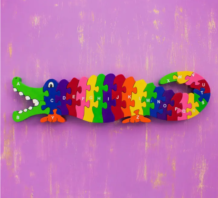 Wooden Puzzle Crocodile