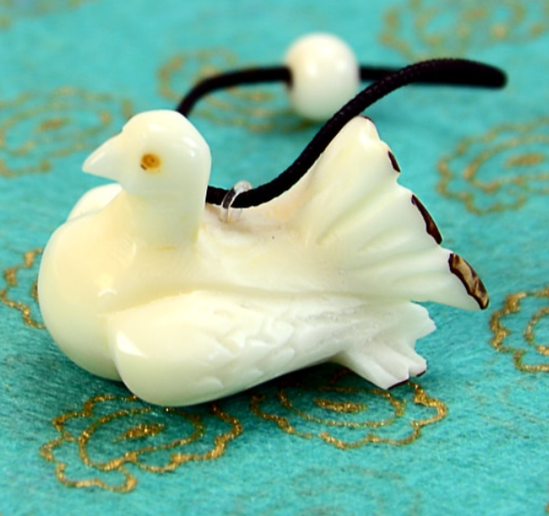 Carved Tagua Ornament dove