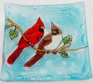 Switch Handpainted Recycled-Glass Trinket Dish 4 inch 2 image