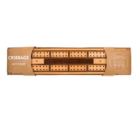 Wood Cribbage Game
