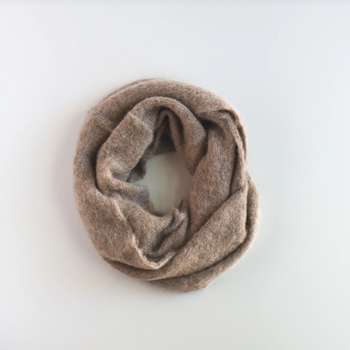 Milkshake Alpaca Infinity Scarf