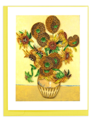 Switch Van Gogh's "Sunflowers" Quilled Paper Art Card 2 image