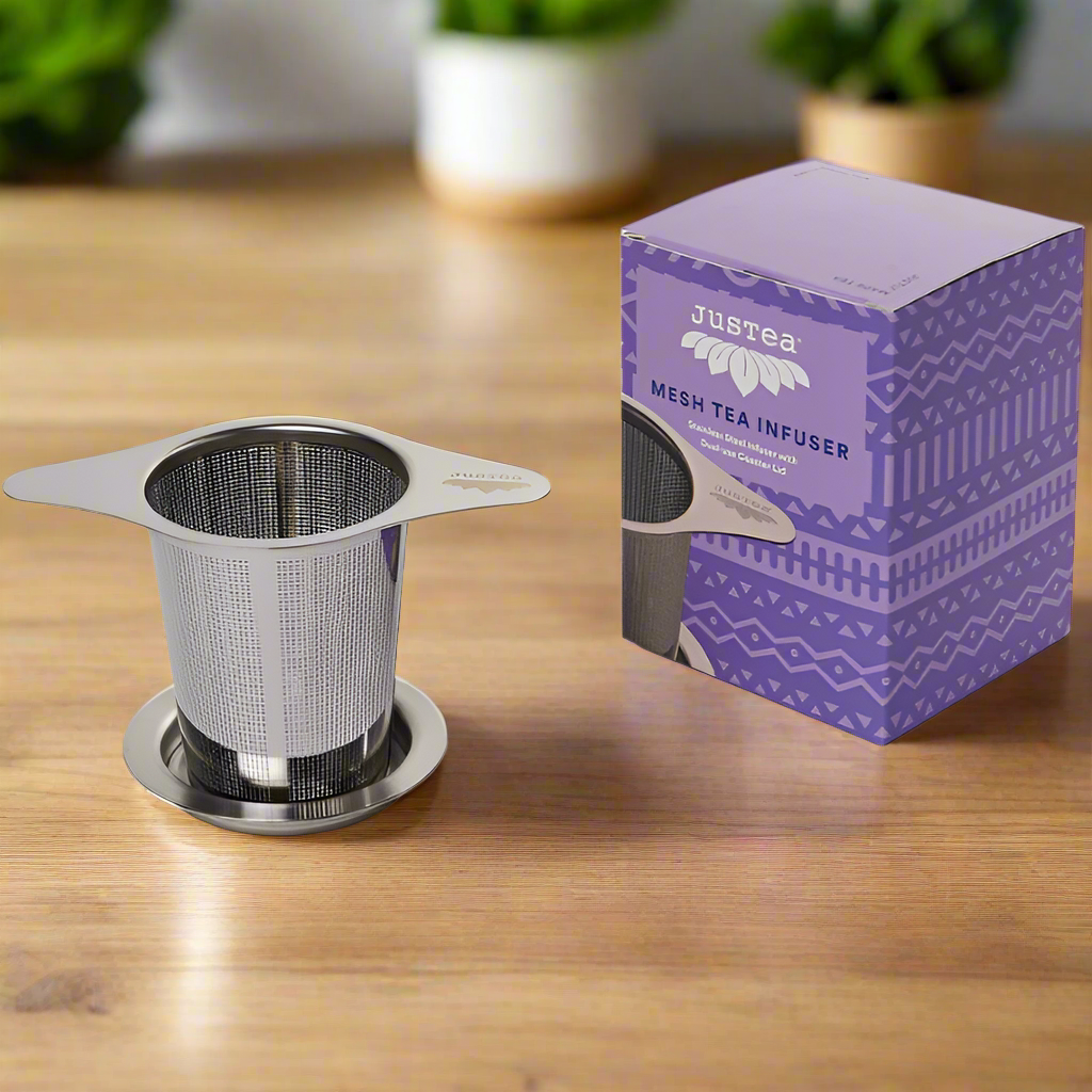 Tea Infuser with Dual-use Coaster Lid