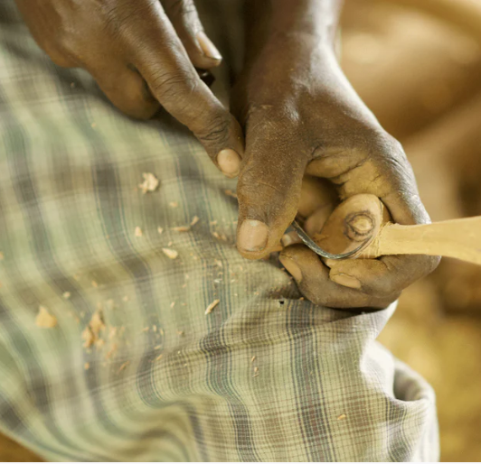 Kenyan Wood Tea Spoon