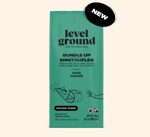 Level Ground Trading SEASONAL Bundle Up Dark Coffee (Beans) 300g