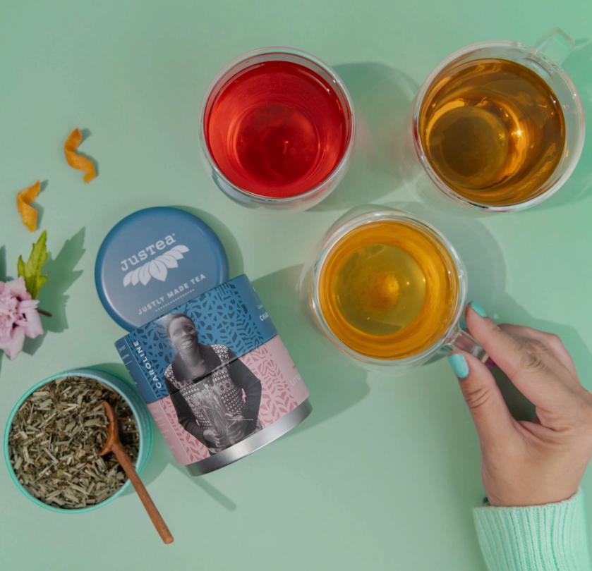 Herbal Tea Tin Trio w Spoon