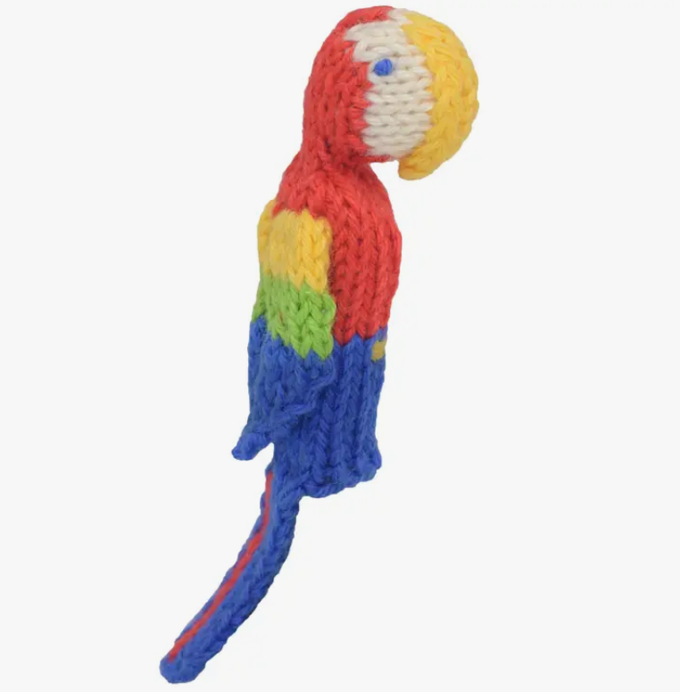 Finger Puppet Macaw