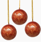 Switch Handpainted Ornament, Gold Chinar Leaves 2 image