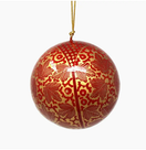 Switch Handpainted Ornament, Gold Chinar Leaves 3 image