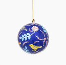 Switch Handpainted Ornament Birds and Flowers, Blue 3 image