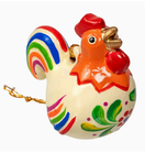 Switch Rooster Confetti Ceramic Ornament 2 image