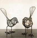 Switch Antiqued Wire Songbird Sculpture 2 image