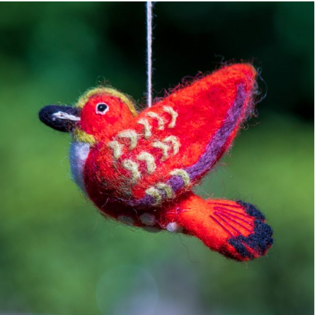 Rufous Hummingbird Ornament